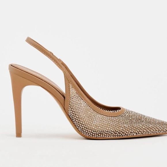 NWT Zara sparkled heels size 11 - Picture 2 of 3